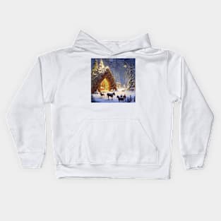 Christmas card 8 Kids Hoodie